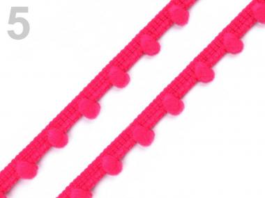 Pomponborte 7mm pink 