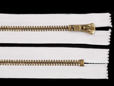 Jeansreißverschluss 10cm weiß 