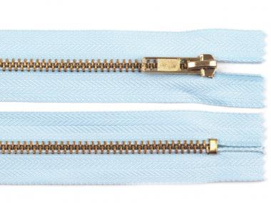 Jeansreißverschluss 10cm hellblau 