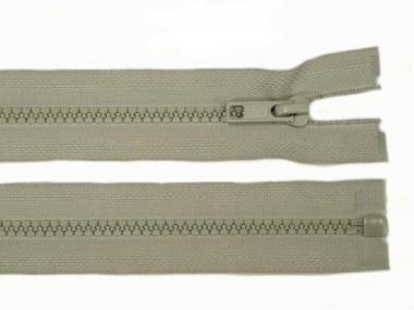Reißverschluss teilbar 50 cm grau 