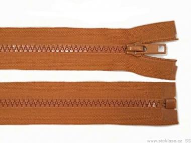 Reißverschluss teilbar 70 cm mittelbraun 1 Stück