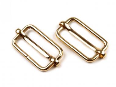 Taschenschieber - Regulaturen 25mm gold 10 Stück