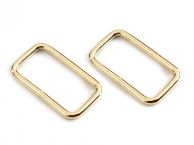 Schlaufen 25mm Metall gold 50 Stück