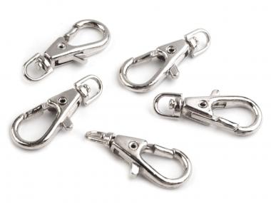 5 mini Karabiner silber 4mm 