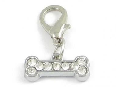 Anhänger - Knochen mit Steinen 