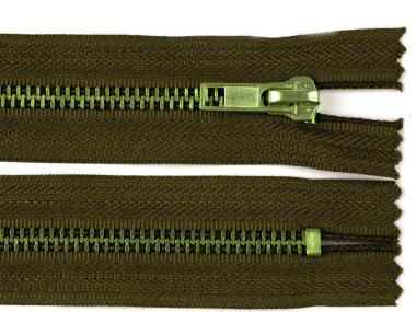 Jeansreißverschluss 10cm khaki 