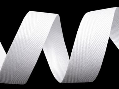 Köperband 30mm weiss 