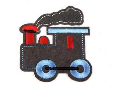 Applikation Lok Filz grau 