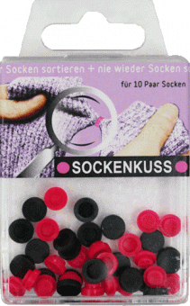 Sockenkuss rot 