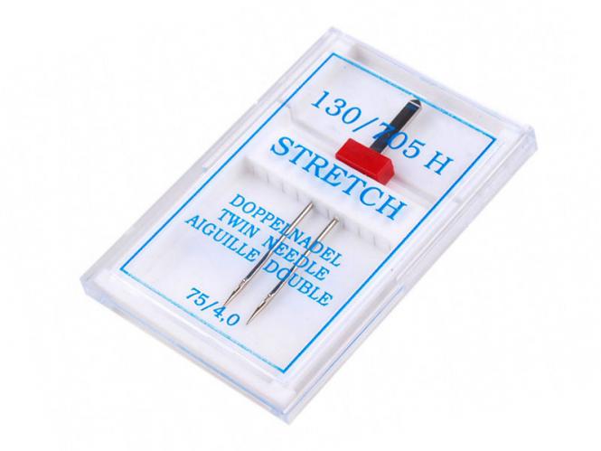 Zwillings-nadeln Stretch 75 Gr. 4 