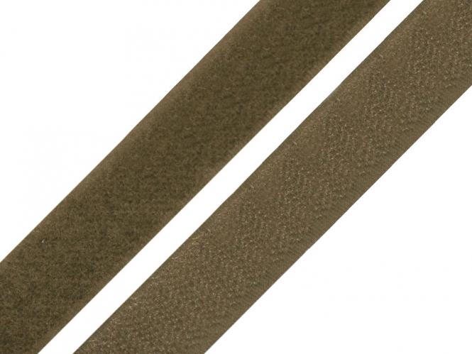 Klettband khaki 1m