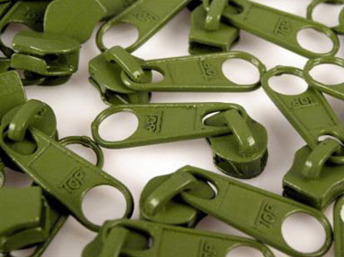 Zipper für 3mm RV khaki 