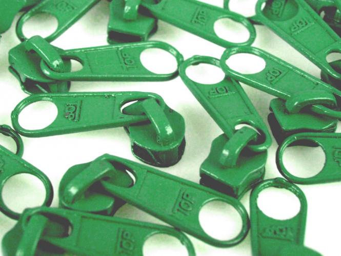 Zipper für 5mm RV grün 10 Stück