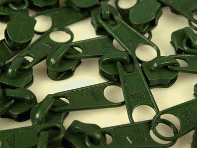 Zipper für 5mm RV jägergrün 