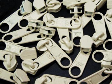 Zipper für 5mm RV creme 10 Stück