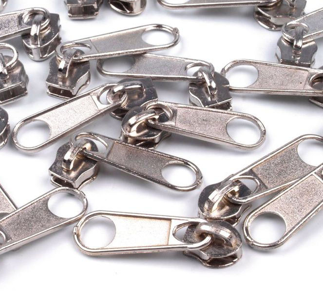 Zipper für 3mm RV silber 10 Stück