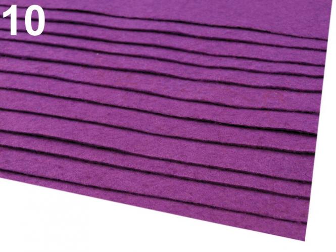 Filz 20 x 30cm 0,9 mm lila 