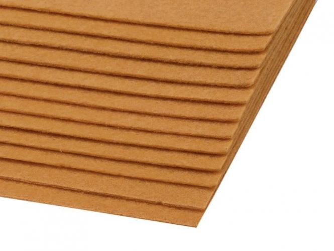 Filz 20 x 30cm 2-3mm dunkel beige 