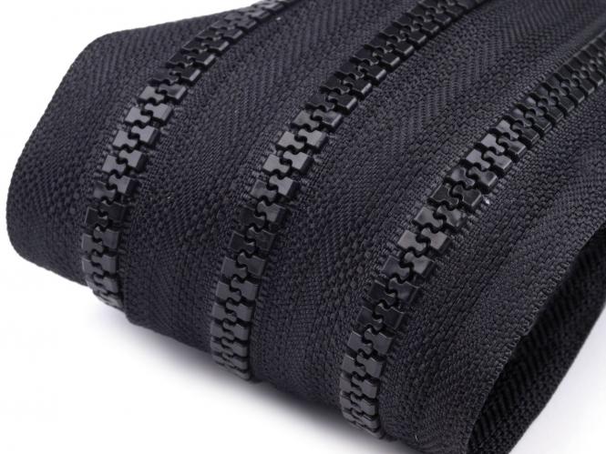 Profilreißverschluss 5mm schwarz 10m