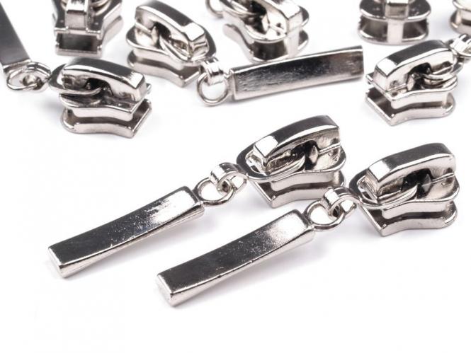 Zipper Profilreißverschluss 5mm silber 