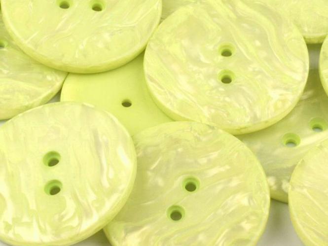 5 große Knöpfe meliert hellgrün 