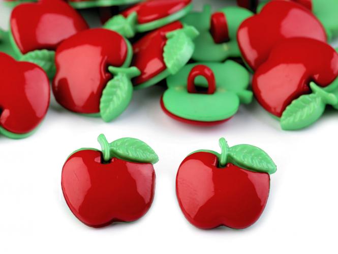 10 Knöpfe Äpfel 