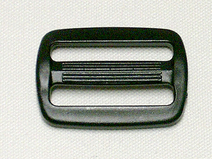Schieber 25mm schwarz schmal 5 Stück