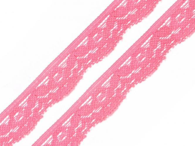 Spitze elastisch Breite 20 mm fuchsia 