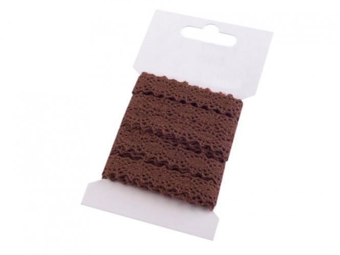 3m Klöppelspitze 12mm braun 