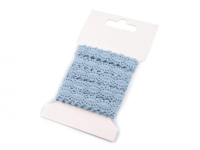 3m Klöppelspitze 12mm hellblau 
