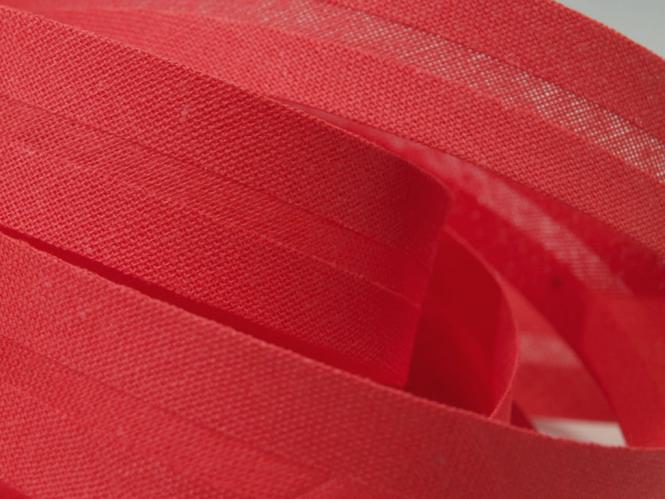 Baumwollschrägband rot 1m x