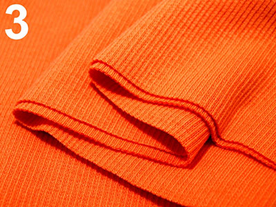 Strickbündchen 16cm x 80cm orange 