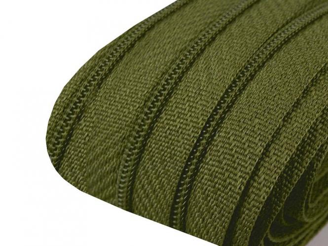 200m endlos Reißverschluss 3mm khaki 