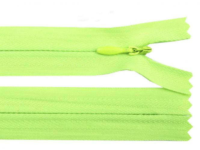 Reißverschluss verdeckt 50cm limette 