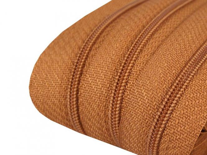 200m endlos Reißverschluss 3mm hellbraun 