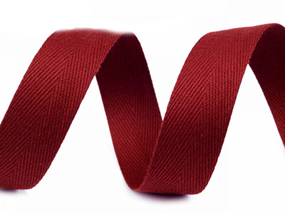 Köperband 30mm bordeaux 