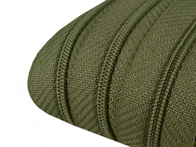 200m endlos Reißverschluss 3mm olive 