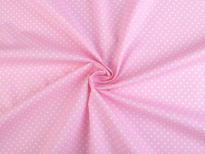 Baumwollstoff Punkte 2-3mm rosa 