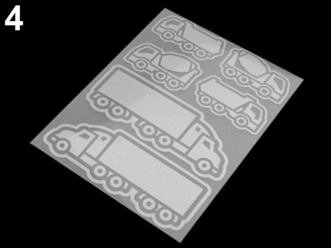 reflektierende Aufbügler LKW 