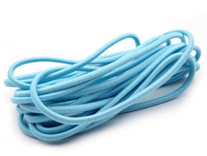 3m Gummikordel 3mm hellblau 