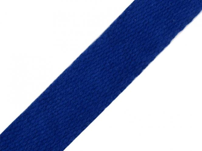 25mm Baumwollgurtband royal 10m 