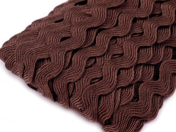 25m Zackenlitze 5mm braun 