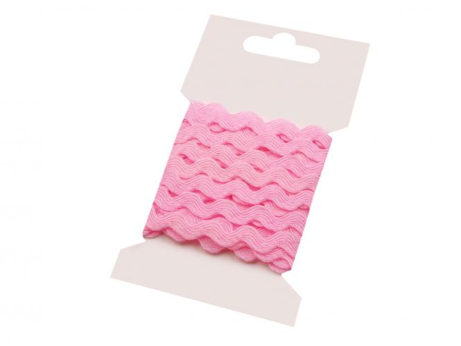 3m Zackenlitze auf Karte rosa 