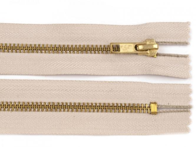 Jeansreißverschluss 10cm beige 