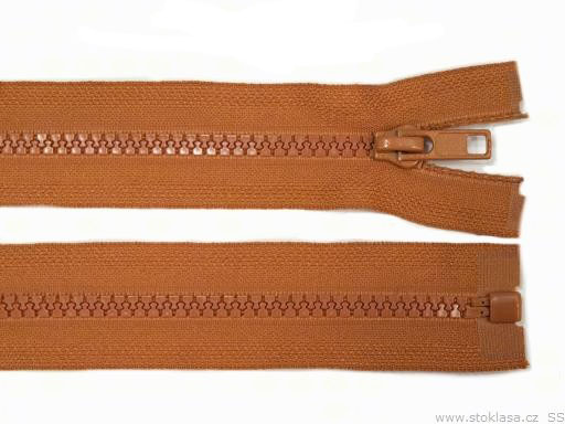 Reißverschluss teilbar 70 cm mittelbraun 1 Stück