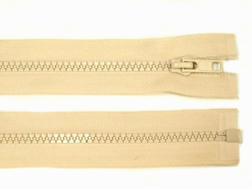 Reißverschluss teilbar 40 cm beige 5 Stück