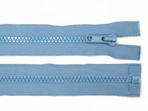 Reißverschluss teilbar 55 cm blau 
