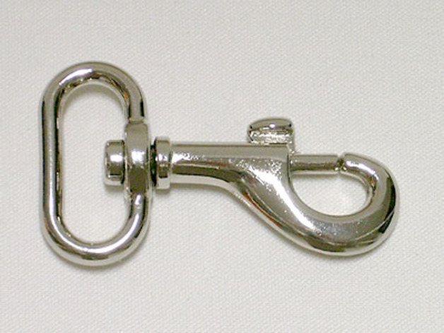 5 Metallkarabiner 25mm abgerundet 