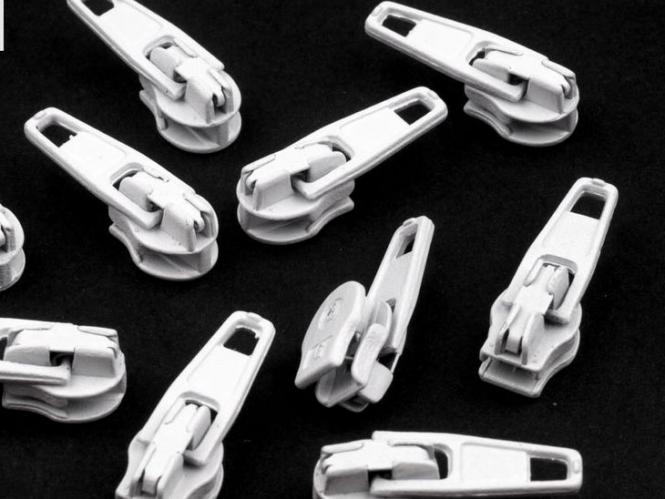 5 Zipper Reißverschluss Spitze weiss 