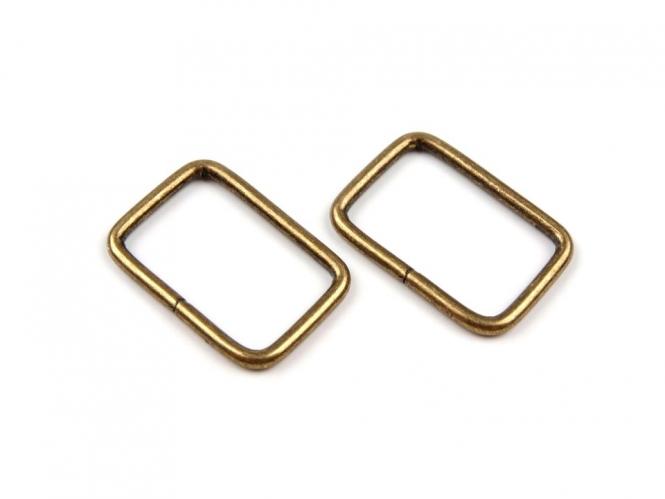 Schlaufen 20mm Metall messing 